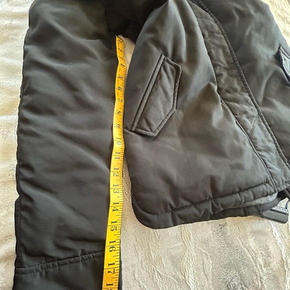 Old Navy Black Jacket with Faux Fur Trim - Picture 14 of 15